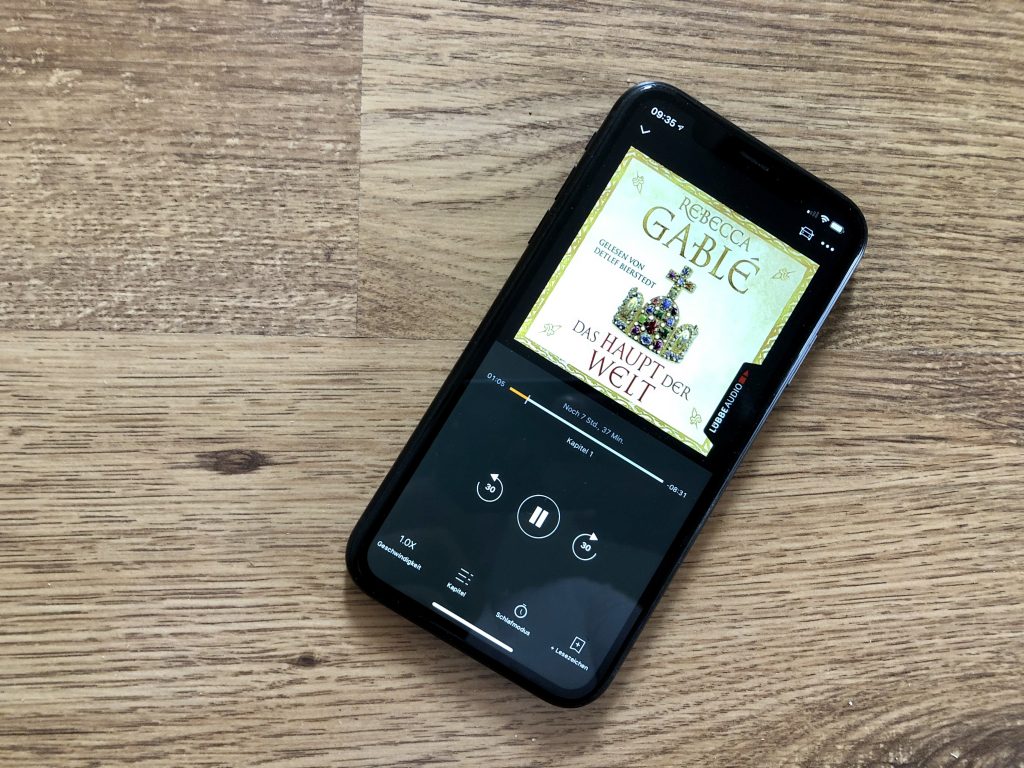 Das Haupt der Welt - Rebecca Gablé - Screenshot Audible-Version